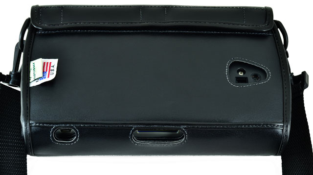 HumanWare BrailleNote Touch and Touch Plus Fitted Leather Case with straps