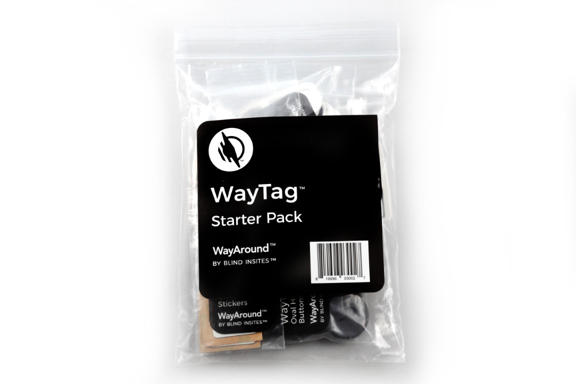 WayAround Starter Pack | 60 Tags for Labeling | Works with Free iPhone & Android App
