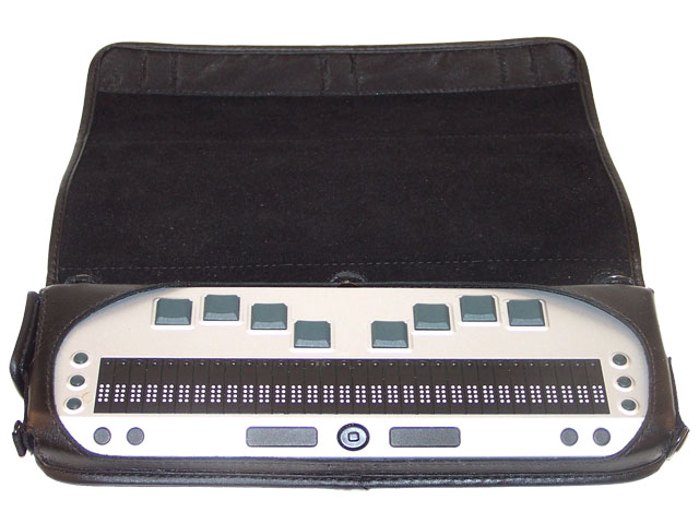 BrailleConnect 32 Executive Fitted Leather Case