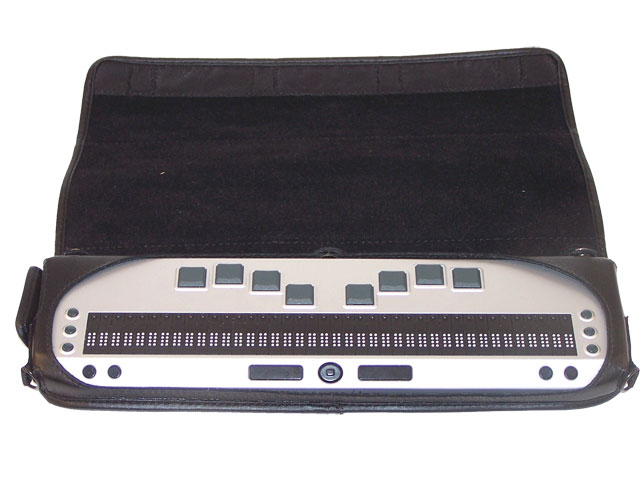 BrailleConnect 40 Executive Fitted Leather Case