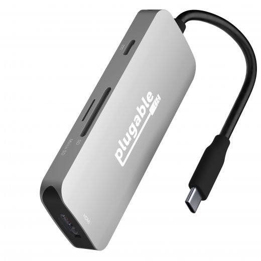 vant Skyldfølelse oversætter Plugable USB-C 7-in-1 Hub with 3 USB 3.0, HDMI, 87W Charging : A. T. Guys,  Your Access Technology Experts
