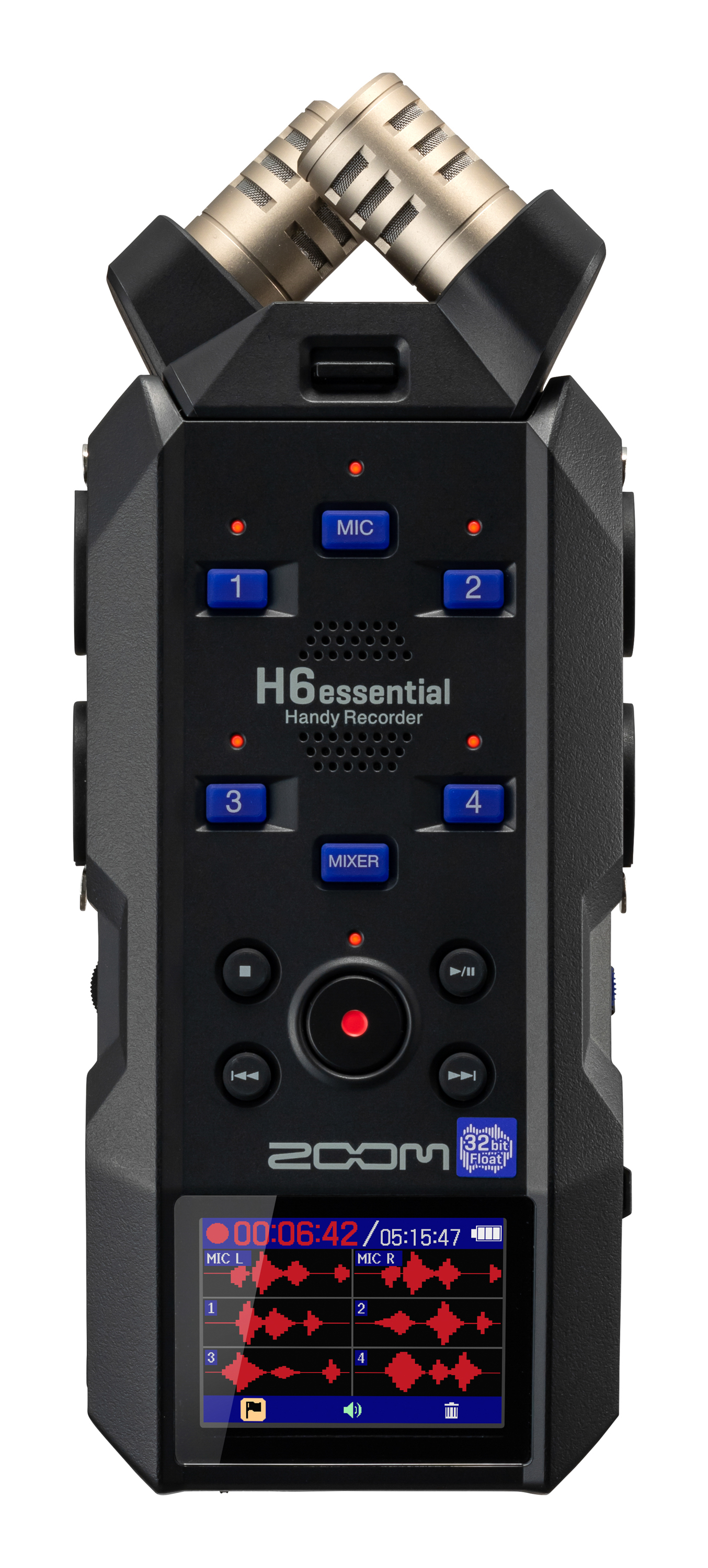 ZOOM H6essential 32-Bit Float Recording Talking Voice Recorder